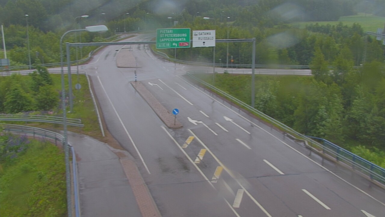 Weather Camera Image Väg 7 Fredrikshamn, Ruissalo, Hamina, Kymenlaakso