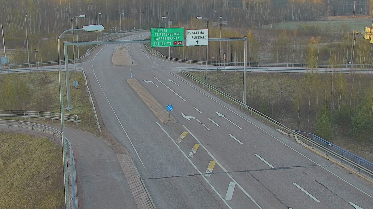 Weather Camera Image Road 7 Hamina, Ruissalo, Hamina, Kymenlaakso