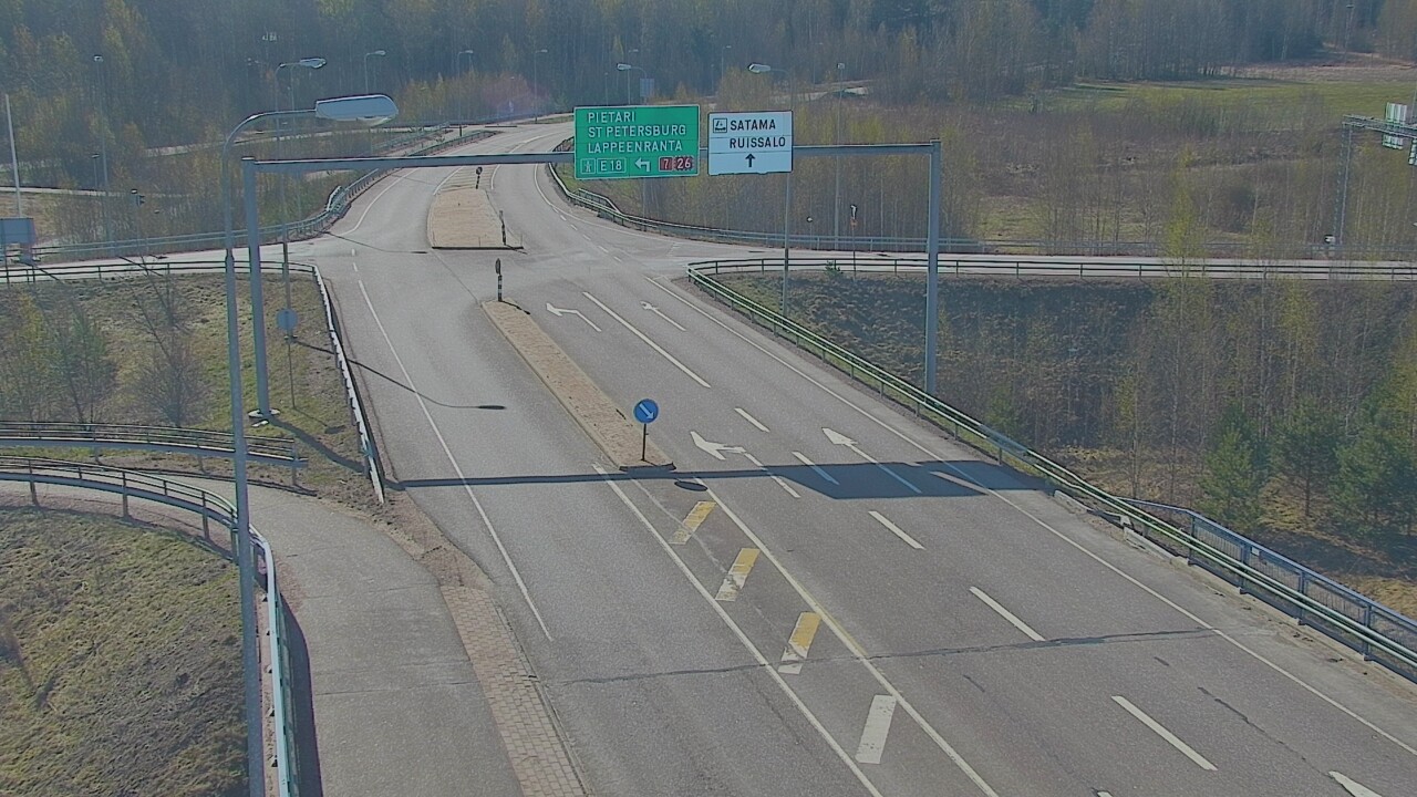 Weather Camera Image Road 7 Hamina, Ruissalo, Hamina, Kymenlaakso