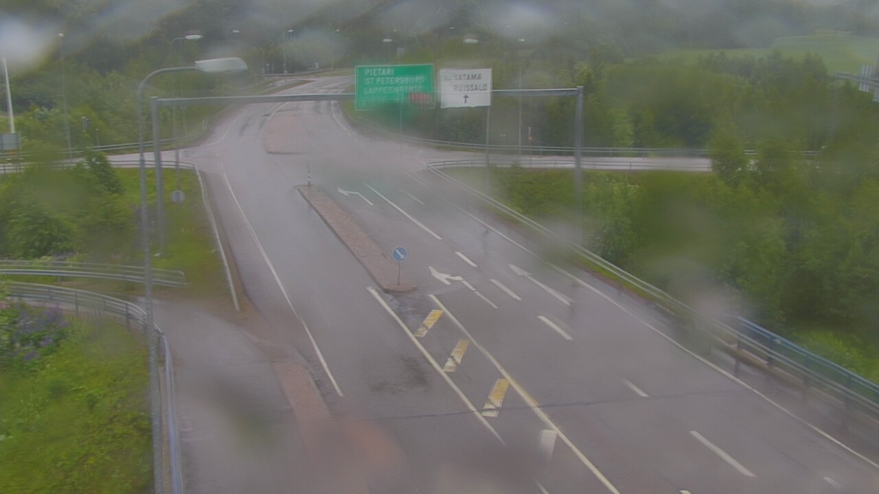 Weather Camera Image Väg 7 Fredrikshamn, Ruissalo, Hamina, Kymenlaakso