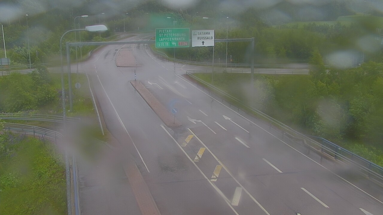 Weather Camera Image Väg 7 Fredrikshamn, Ruissalo, Hamina, Kymenlaakso