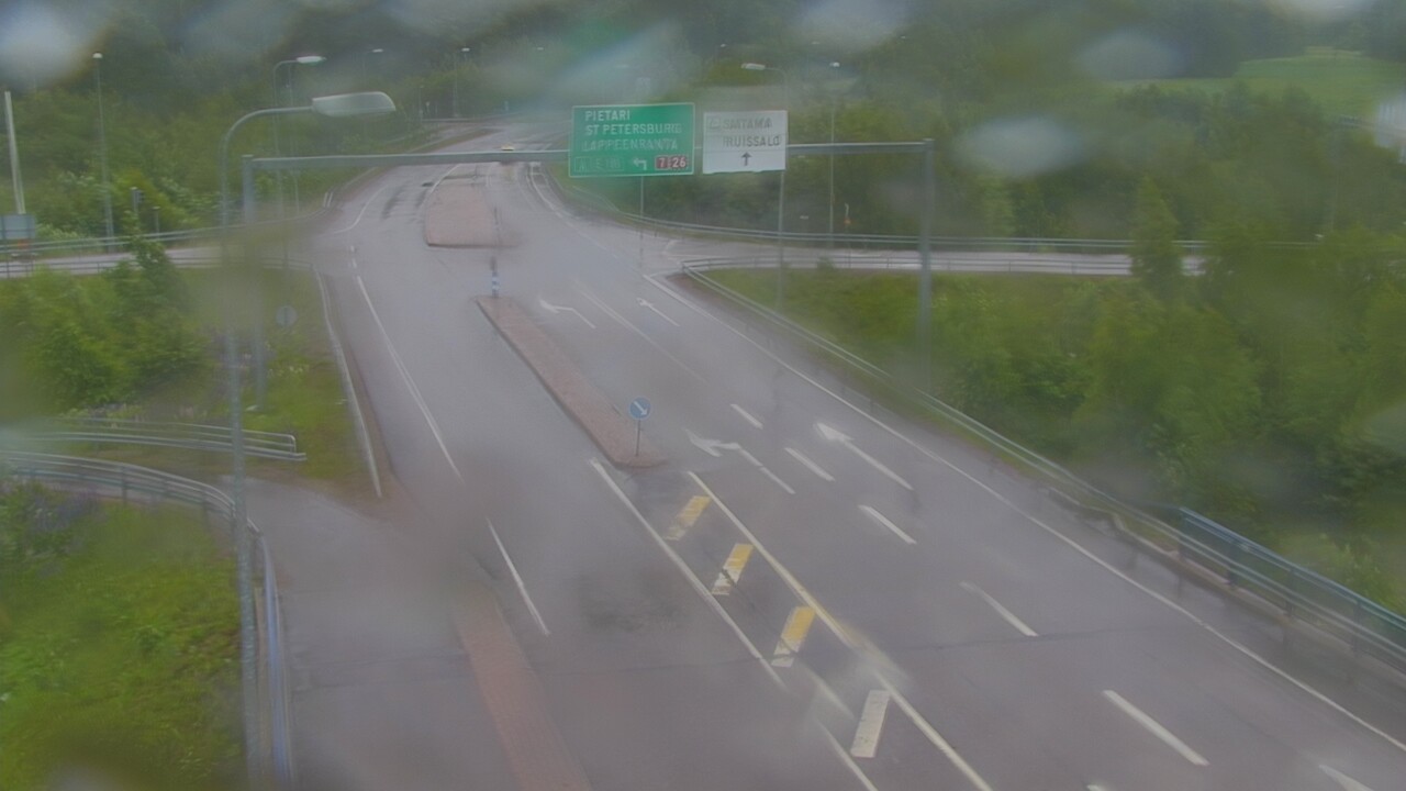 Weather Camera Image Väg 7 Fredrikshamn, Ruissalo, Hamina, Kymenlaakso