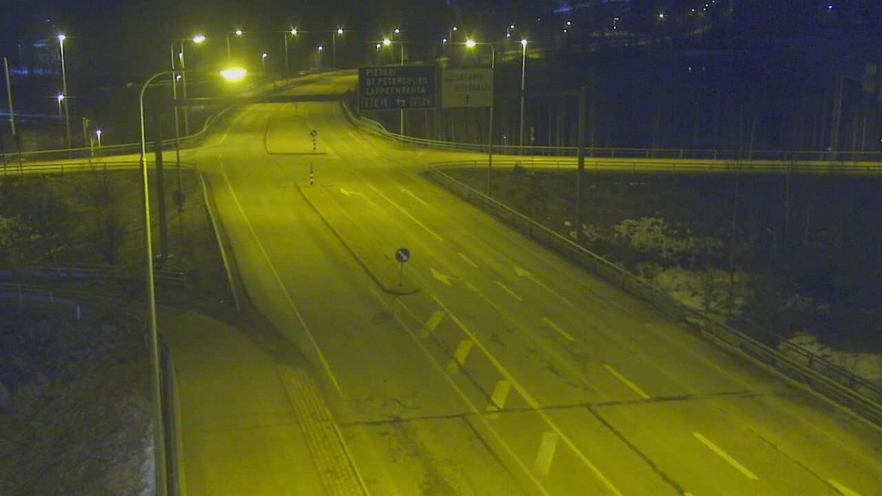 Weather Camera Image Väg 7 Fredrikshamn, Ruissalo, Hamina, Kymenlaakso