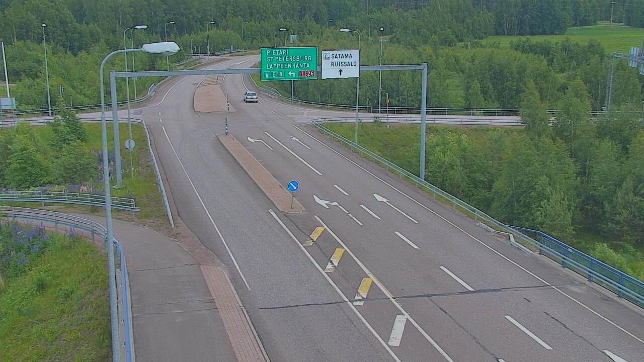 Kelikamerat Kuva Tie 7 Hamina, Ruissalo, Hamina, Kymenlaakso