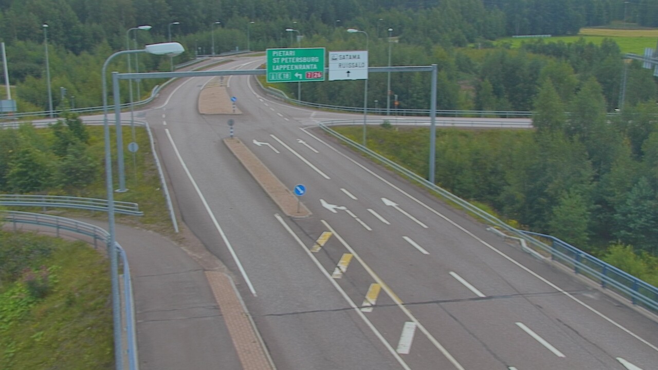 Weather Camera Image Väg 7 Fredrikshamn, Ruissalo, Hamina, Kymenlaakso