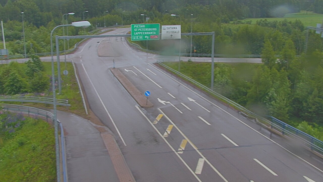 Weather Camera Image Väg 7 Fredrikshamn, Ruissalo, Hamina, Kymenlaakso