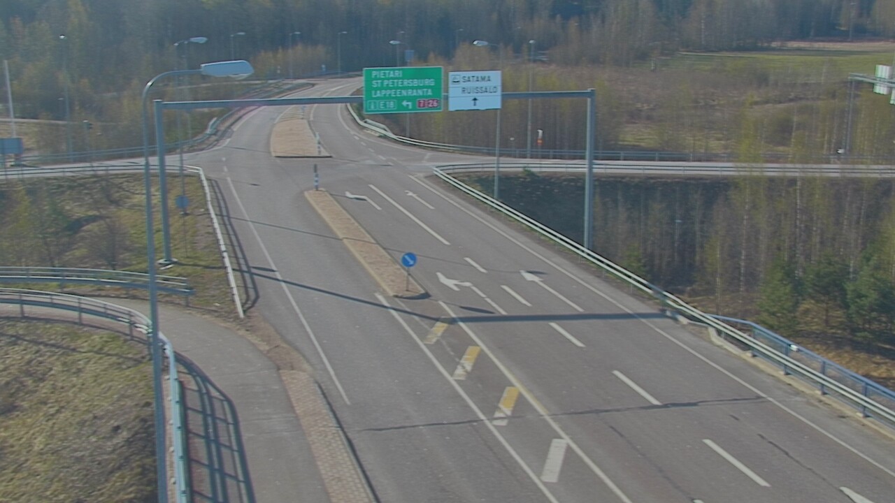 Weather Camera Image Road 7 Hamina, Ruissalo, Hamina, Kymenlaakso