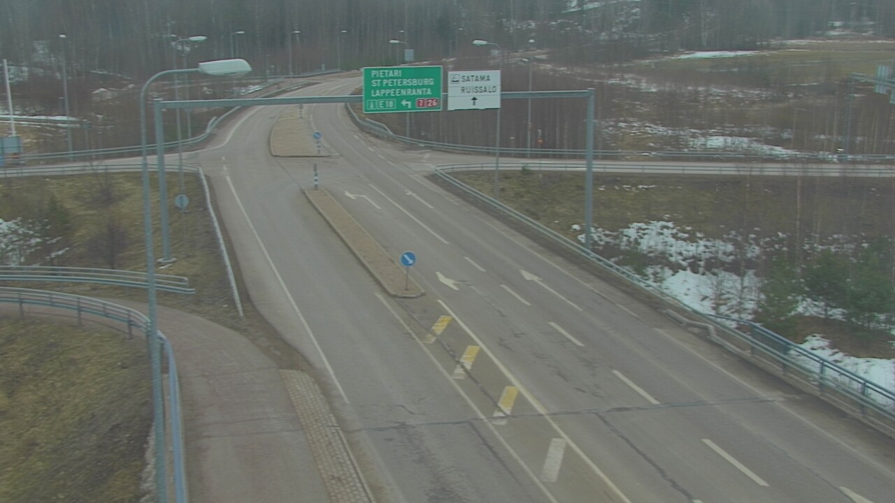 Weather Camera Image Road 7 Hamina, Ruissalo, Hamina, Kymenlaakso