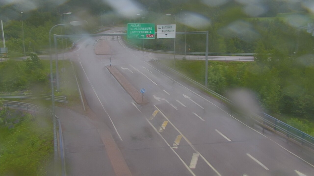 Weather Camera Image Väg 7 Fredrikshamn, Ruissalo, Hamina, Kymenlaakso