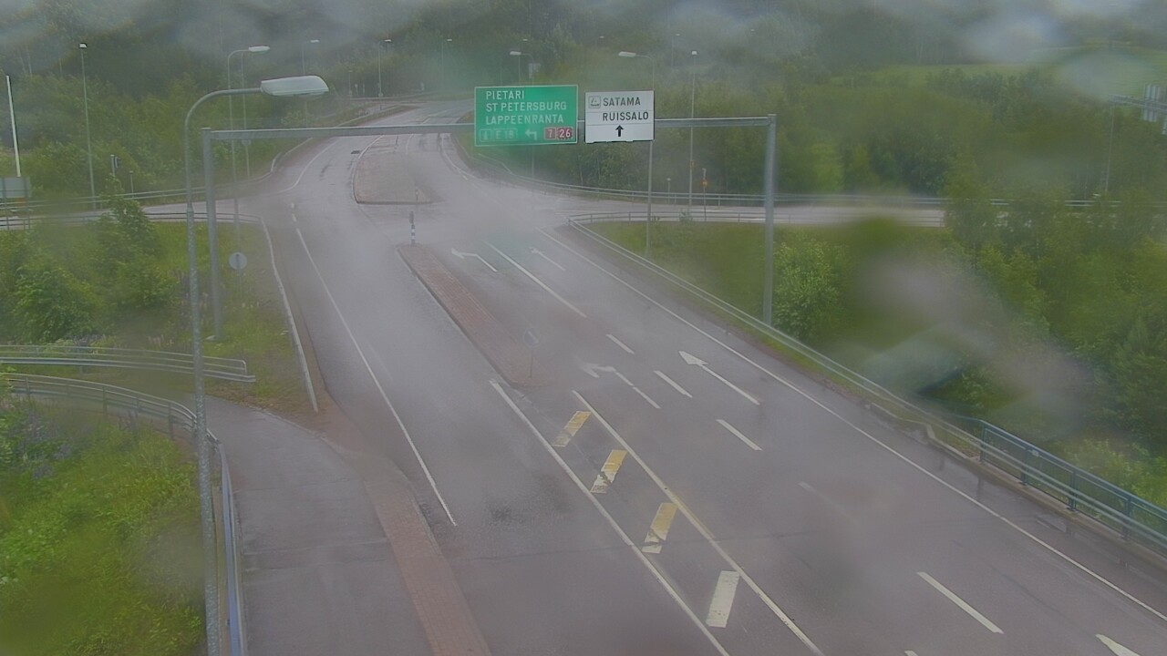 Weather Camera Image Väg 7 Fredrikshamn, Ruissalo, Hamina, Kymenlaakso