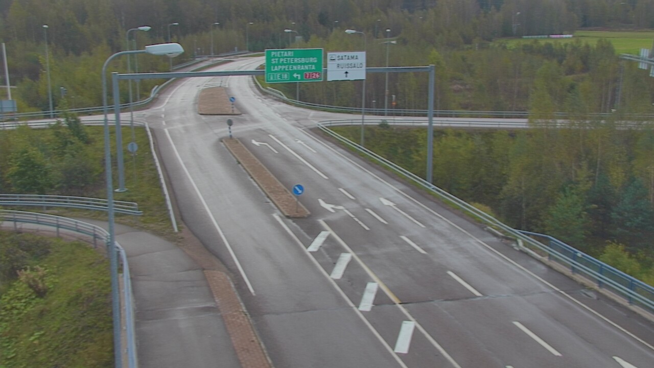 Weather Camera Image Väg 7 Fredrikshamn, Ruissalo, Hamina, Kymenlaakso