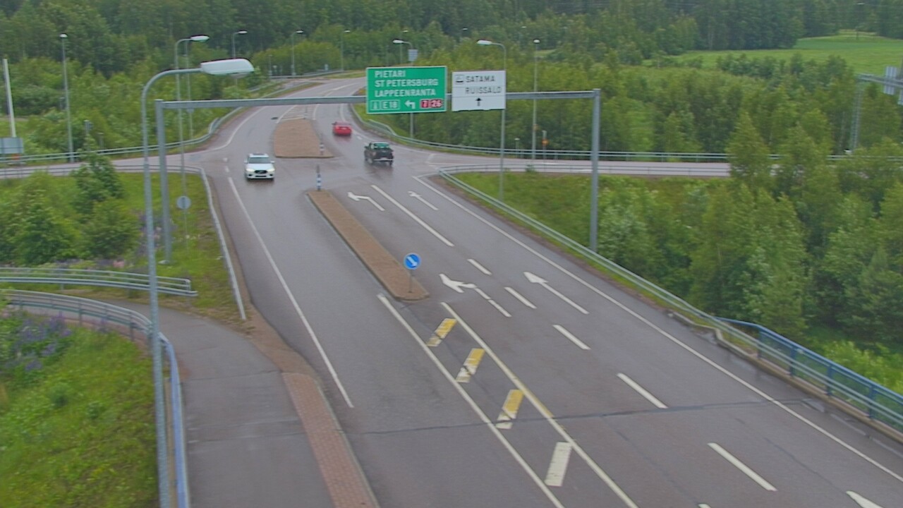Weather Camera Image Väg 7 Fredrikshamn, Ruissalo, Hamina, Kymenlaakso