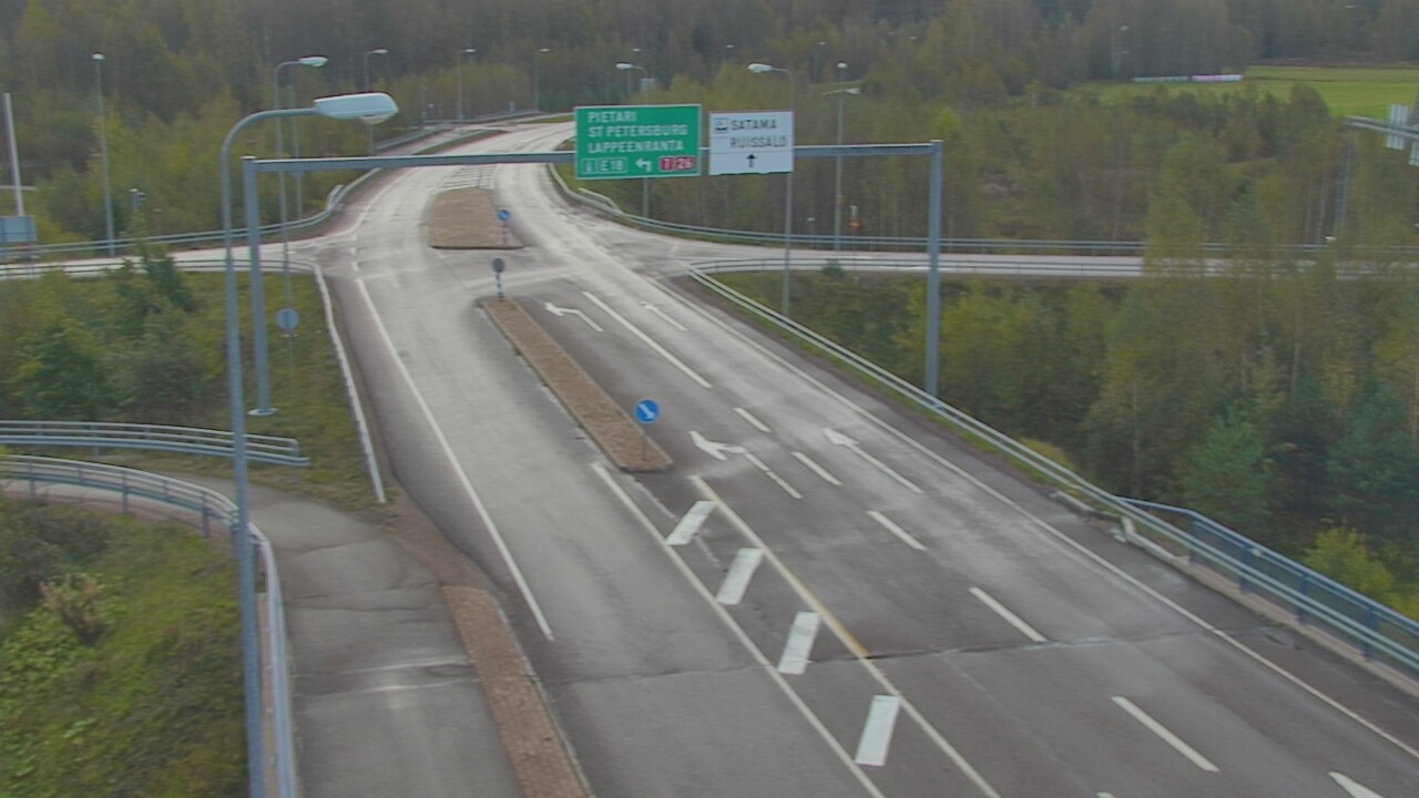 Weather Camera Image Väg 7 Fredrikshamn, Ruissalo, Hamina, Kymenlaakso