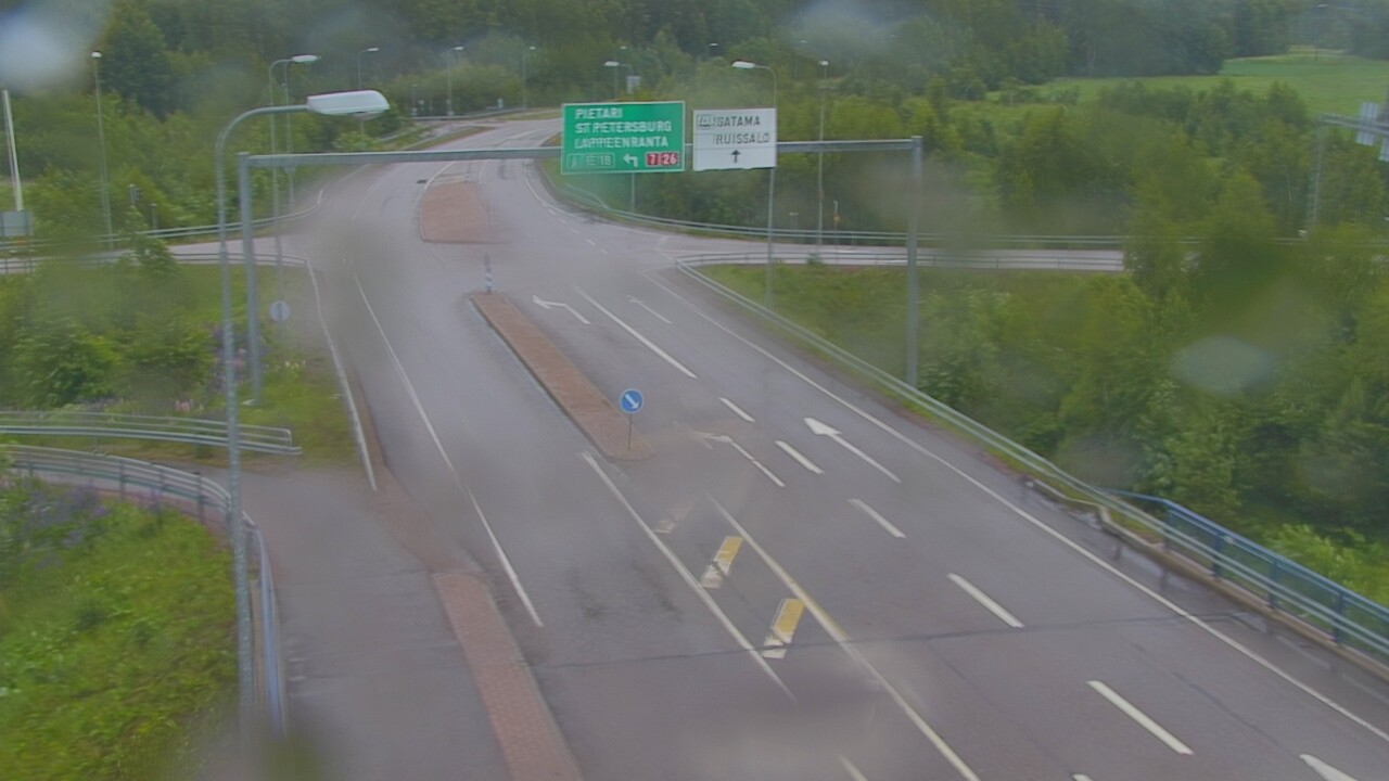 Weather Camera Image Väg 7 Fredrikshamn, Ruissalo, Hamina, Kymenlaakso