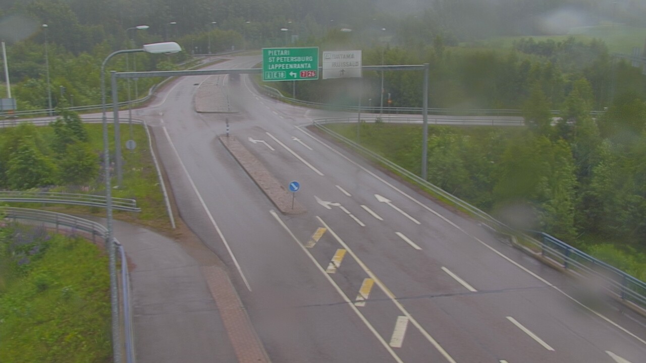 Weather Camera Image Väg 7 Fredrikshamn, Ruissalo, Hamina, Kymenlaakso