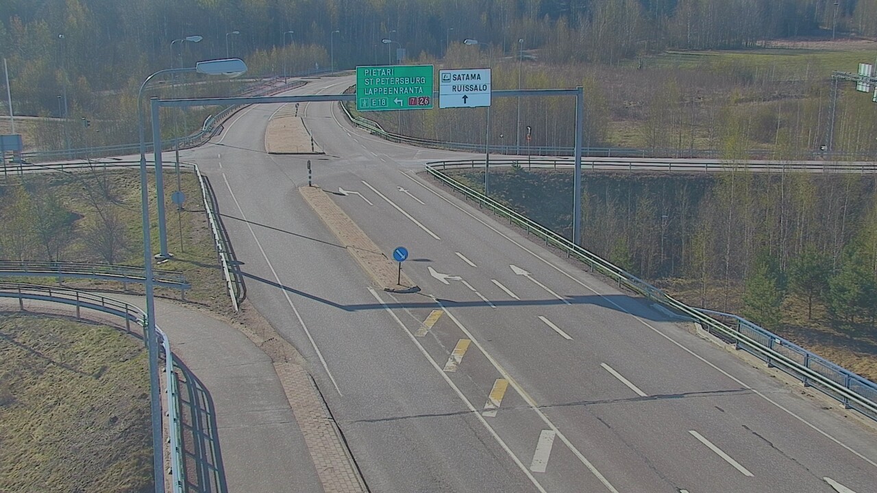 Weather Camera Image Road 7 Hamina, Ruissalo, Hamina, Kymenlaakso