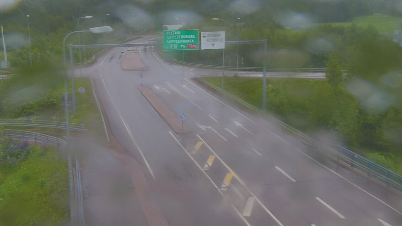 Weather Camera Image Väg 7 Fredrikshamn, Ruissalo, Hamina, Kymenlaakso