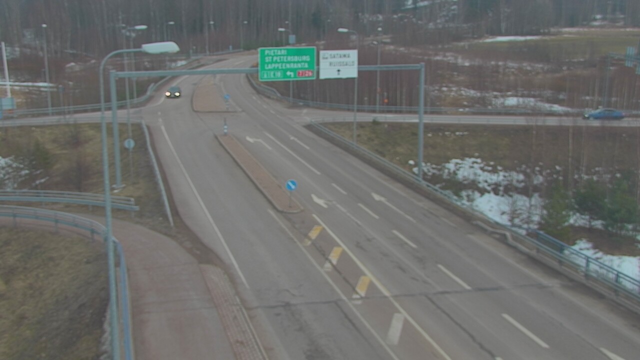 Weather Camera Image Väg 7 Fredrikshamn, Ruissalo, Hamina, Kymenlaakso