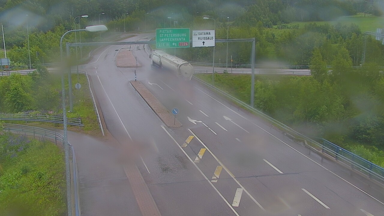 Weather Camera Image Väg 7 Fredrikshamn, Ruissalo, Hamina, Kymenlaakso