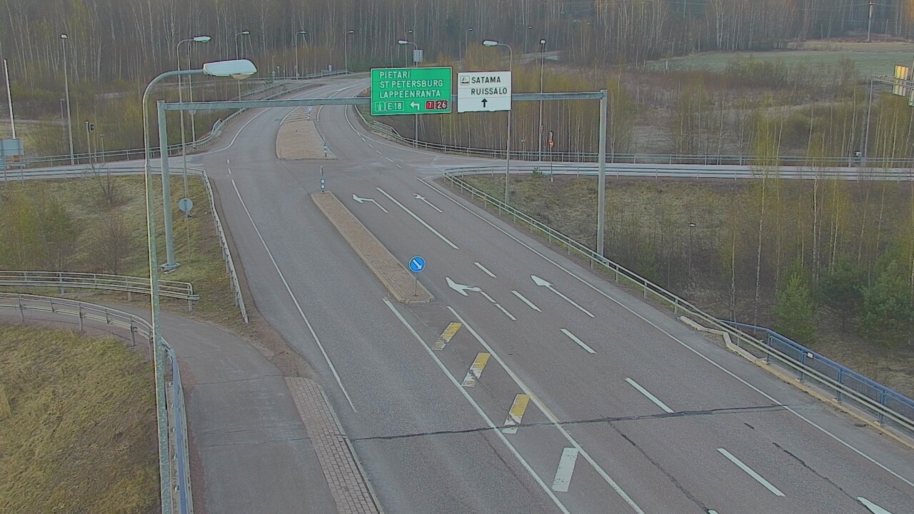 Weather Camera Image Road 7 Hamina, Ruissalo, Hamina, Kymenlaakso