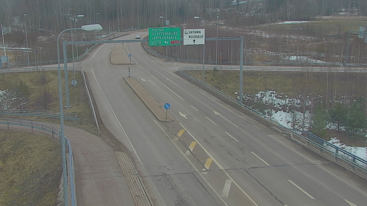 Weather Camera Image Road 7 Hamina, Ruissalo, Hamina, Kymenlaakso