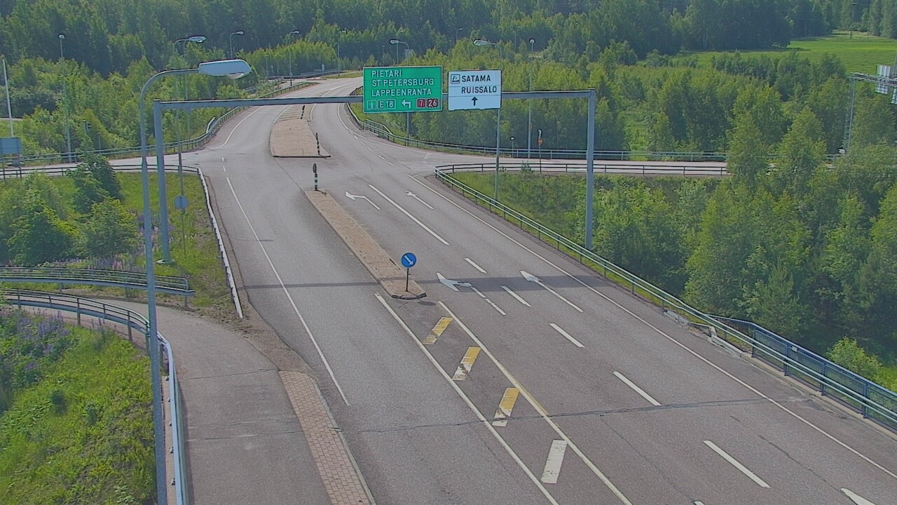 Kelikamerat Kuva Tie 7 Hamina, Ruissalo, Hamina, Kymenlaakso