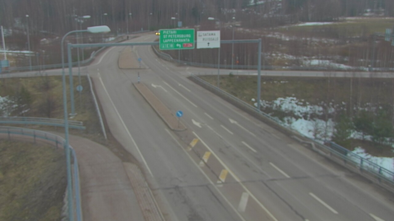 Weather Camera Image Väg 7 Fredrikshamn, Ruissalo, Hamina, Kymenlaakso