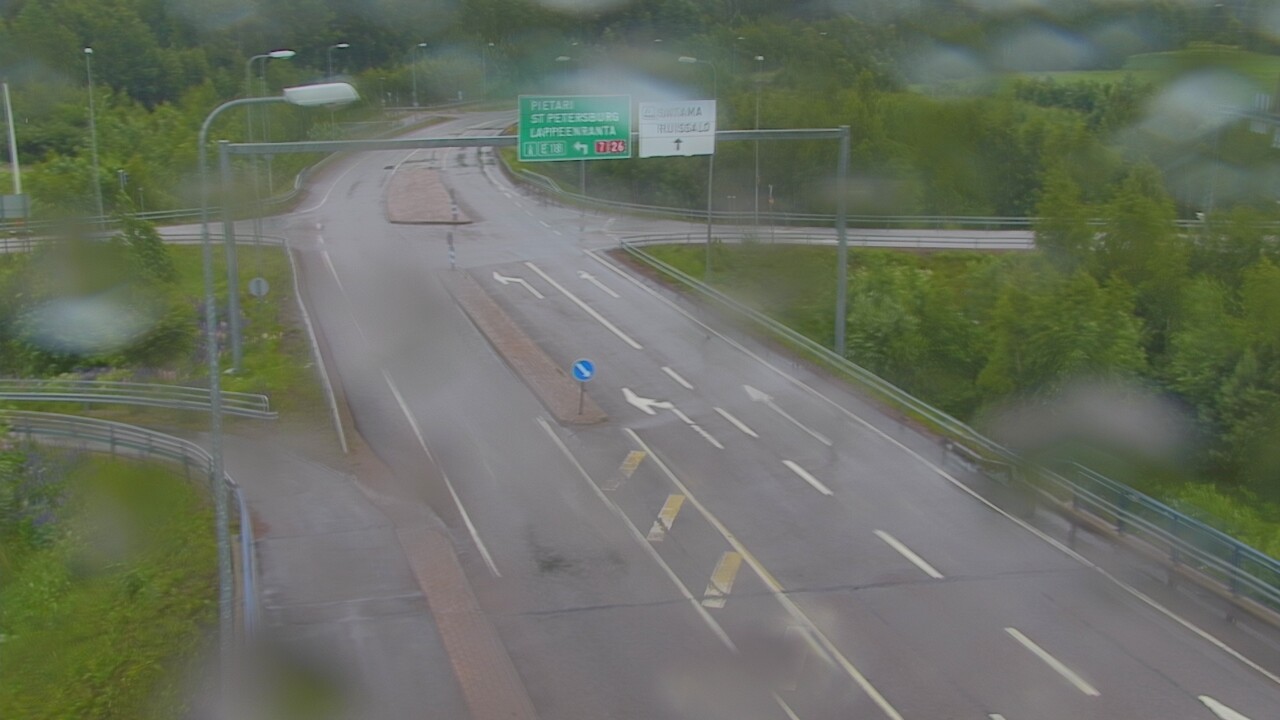 Weather Camera Image Väg 7 Fredrikshamn, Ruissalo, Hamina, Kymenlaakso