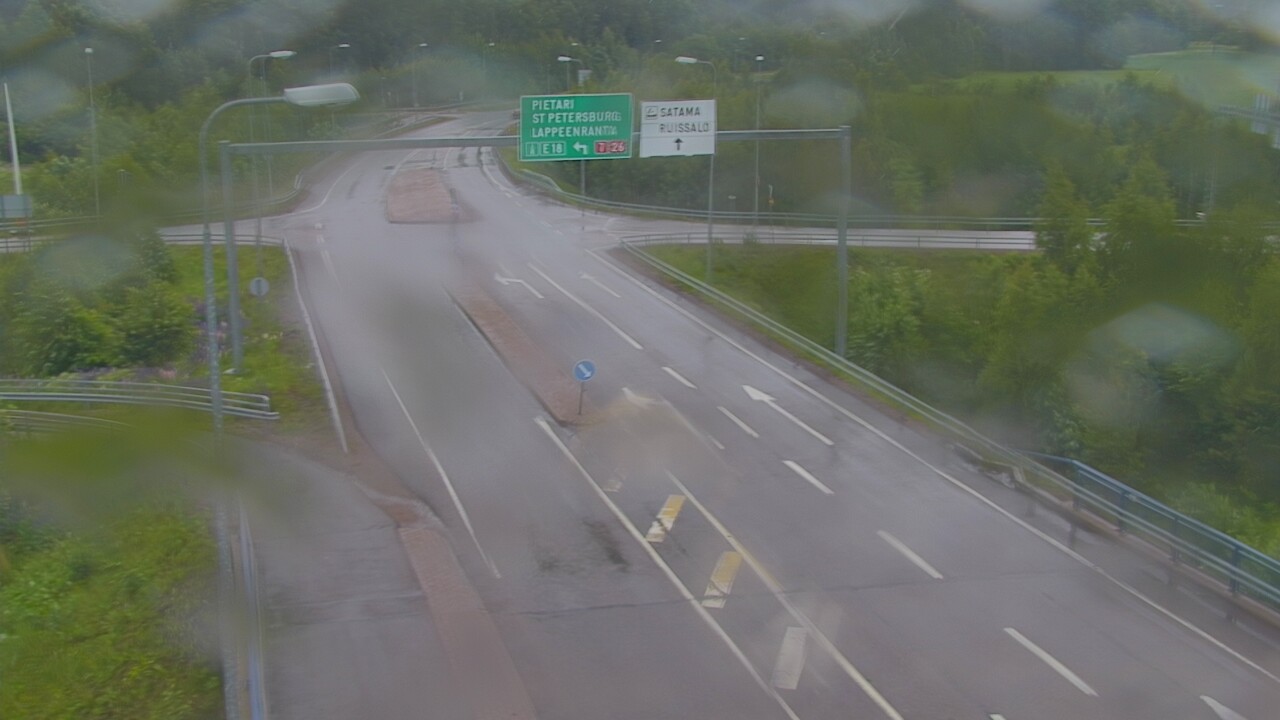 Weather Camera Image Väg 7 Fredrikshamn, Ruissalo, Hamina, Kymenlaakso