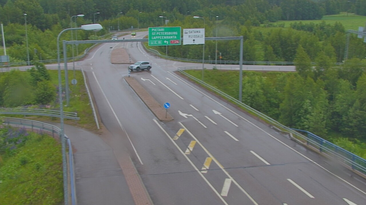 Weather Camera Image Väg 7 Fredrikshamn, Ruissalo, Hamina, Kymenlaakso