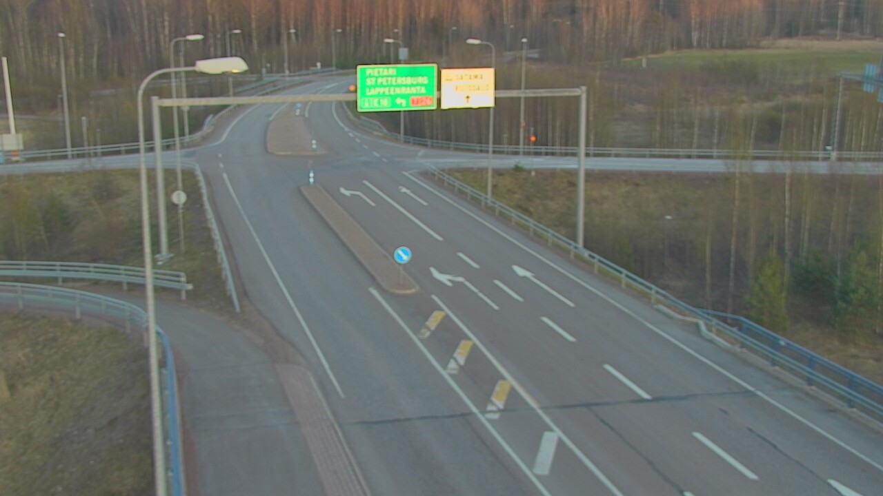 Weather Camera Image Väg 7 Fredrikshamn, Ruissalo, Hamina, Kymenlaakso