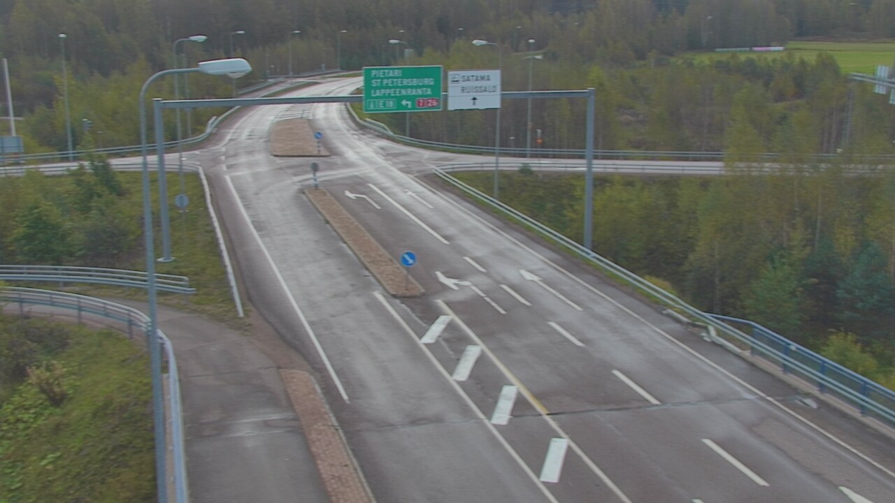 Weather Camera Image Väg 7 Fredrikshamn, Ruissalo, Hamina, Kymenlaakso