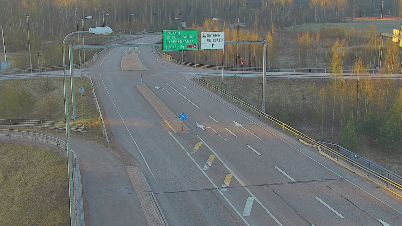 Weather Camera Image Road 7 Hamina, Ruissalo, Hamina, Kymenlaakso