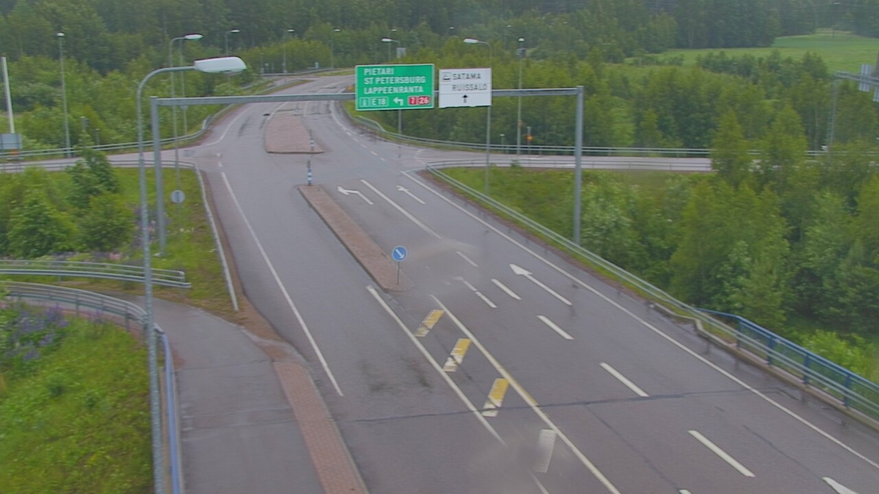 Weather Camera Image Väg 7 Fredrikshamn, Ruissalo, Hamina, Kymenlaakso