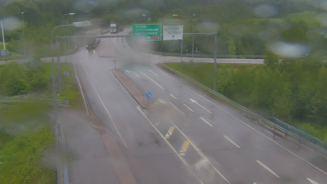 Weather Camera Image Väg 7 Fredrikshamn, Ruissalo, Hamina, Kymenlaakso