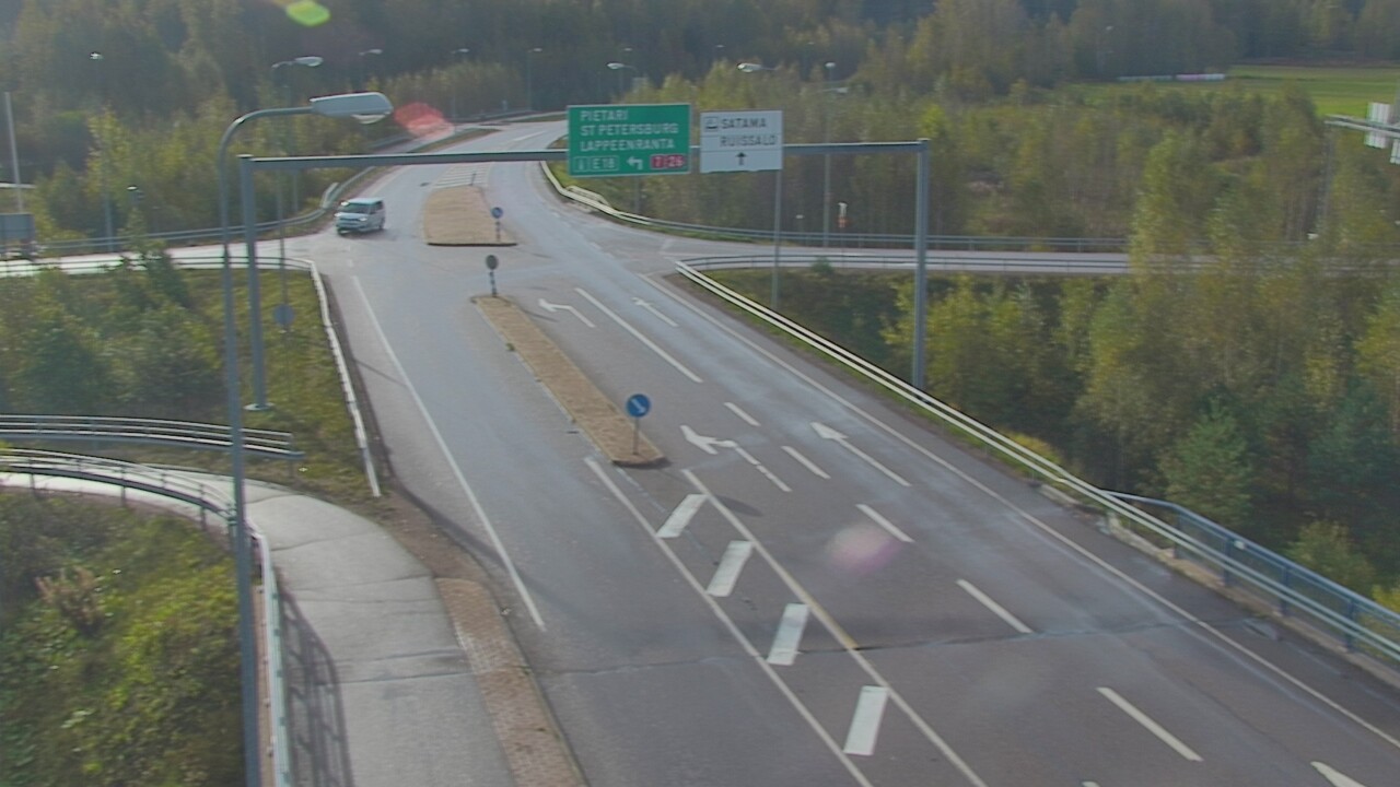Weather Camera Image Väg 7 Fredrikshamn, Ruissalo, Hamina, Kymenlaakso
