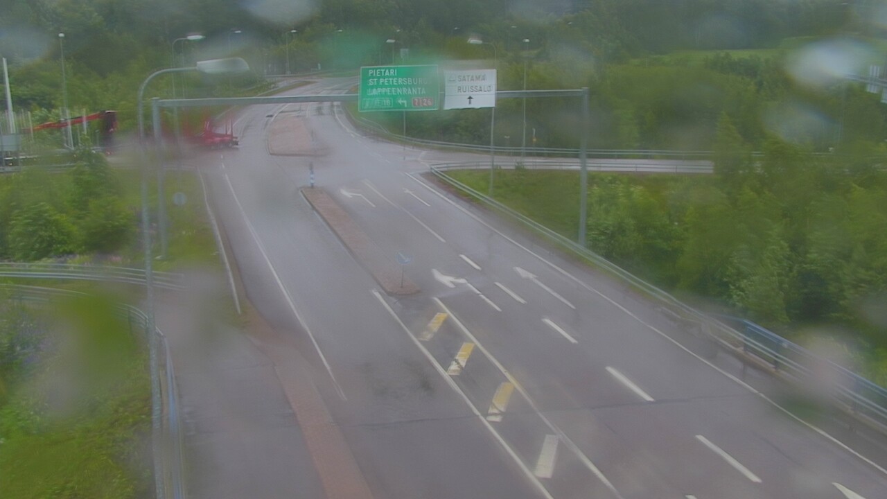 Weather Camera Image Väg 7 Fredrikshamn, Ruissalo, Hamina, Kymenlaakso