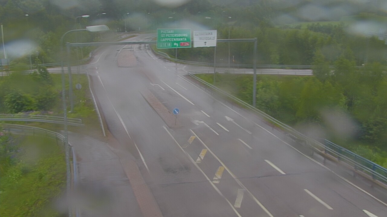 Weather Camera Image Väg 7 Fredrikshamn, Ruissalo, Hamina, Kymenlaakso