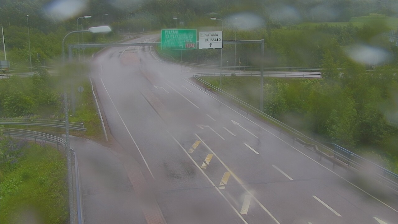 Weather Camera Image Väg 7 Fredrikshamn, Ruissalo, Hamina, Kymenlaakso