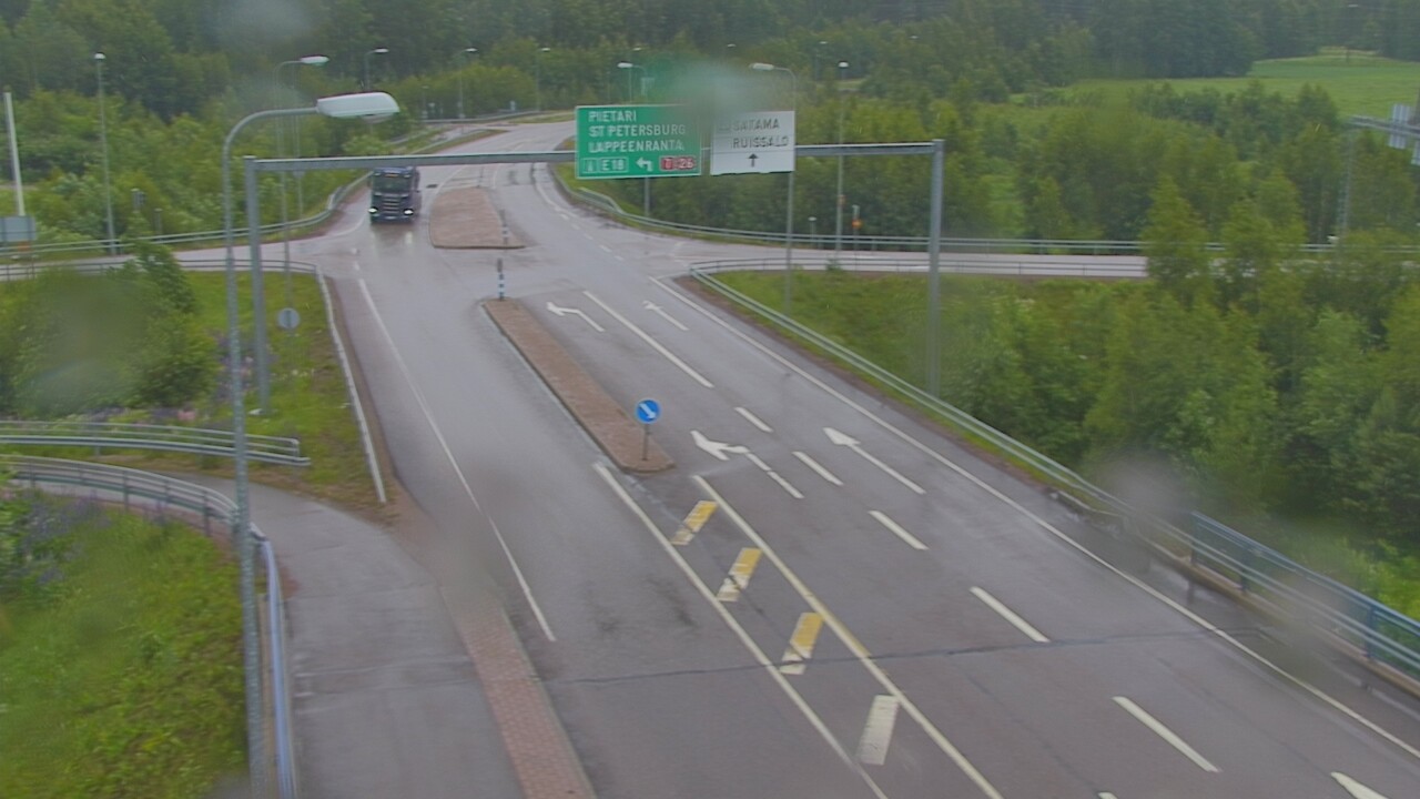 Weather Camera Image Väg 7 Fredrikshamn, Ruissalo, Hamina, Kymenlaakso