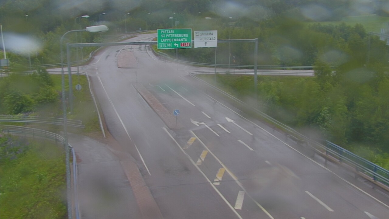 Weather Camera Image Väg 7 Fredrikshamn, Ruissalo, Hamina, Kymenlaakso