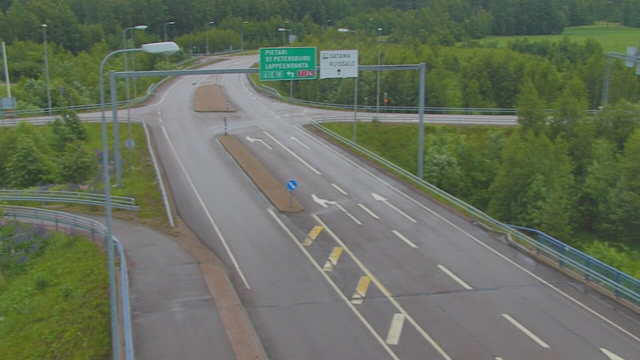 Weather Camera Image Väg 7 Fredrikshamn, Ruissalo, Hamina, Kymenlaakso