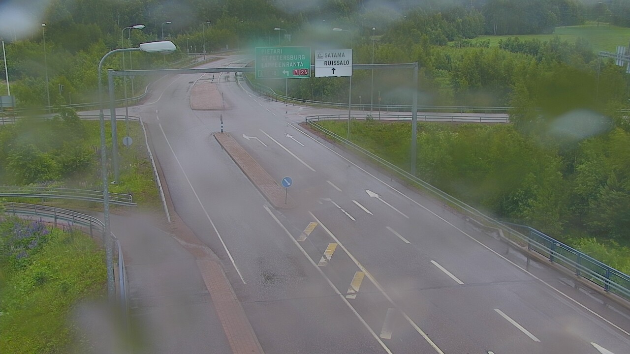 Weather Camera Image Väg 7 Fredrikshamn, Ruissalo, Hamina, Kymenlaakso