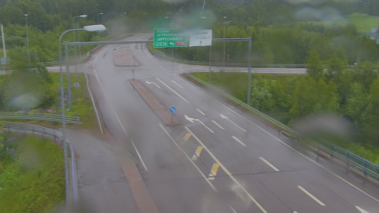 Weather Camera Image Väg 7 Fredrikshamn, Ruissalo, Hamina, Kymenlaakso