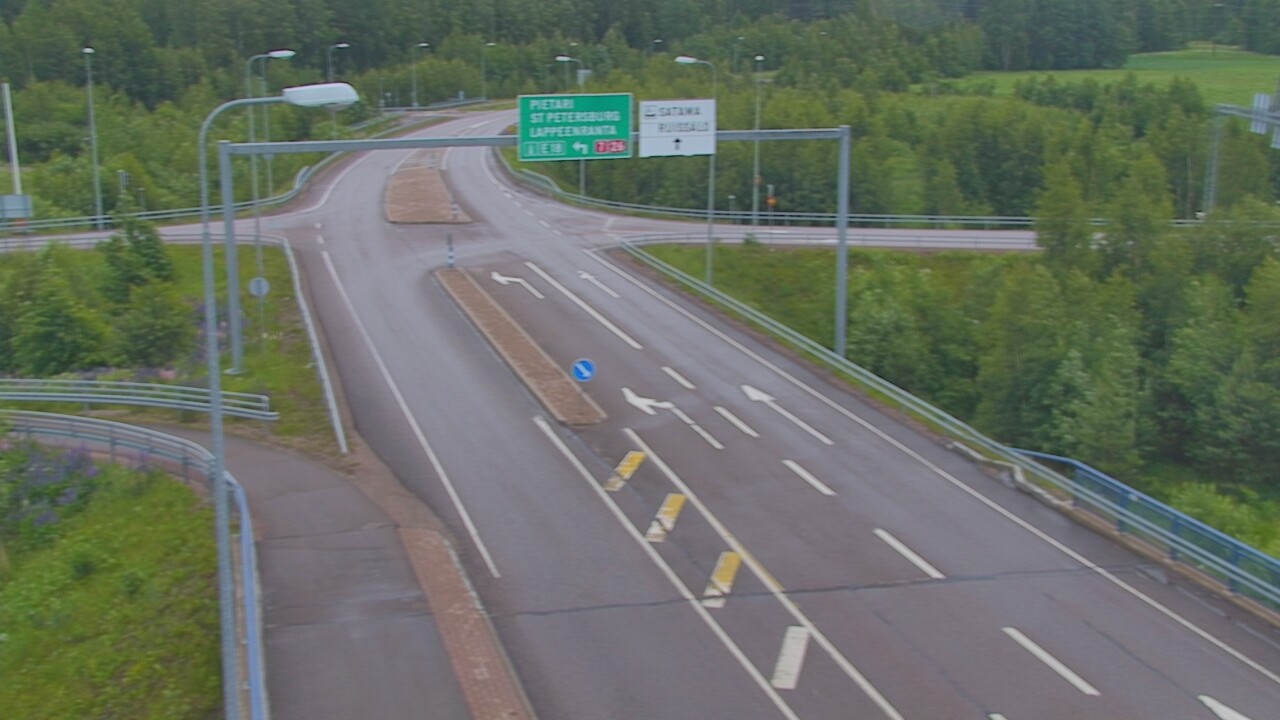 Weather Camera Image Väg 7 Fredrikshamn, Ruissalo, Hamina, Kymenlaakso