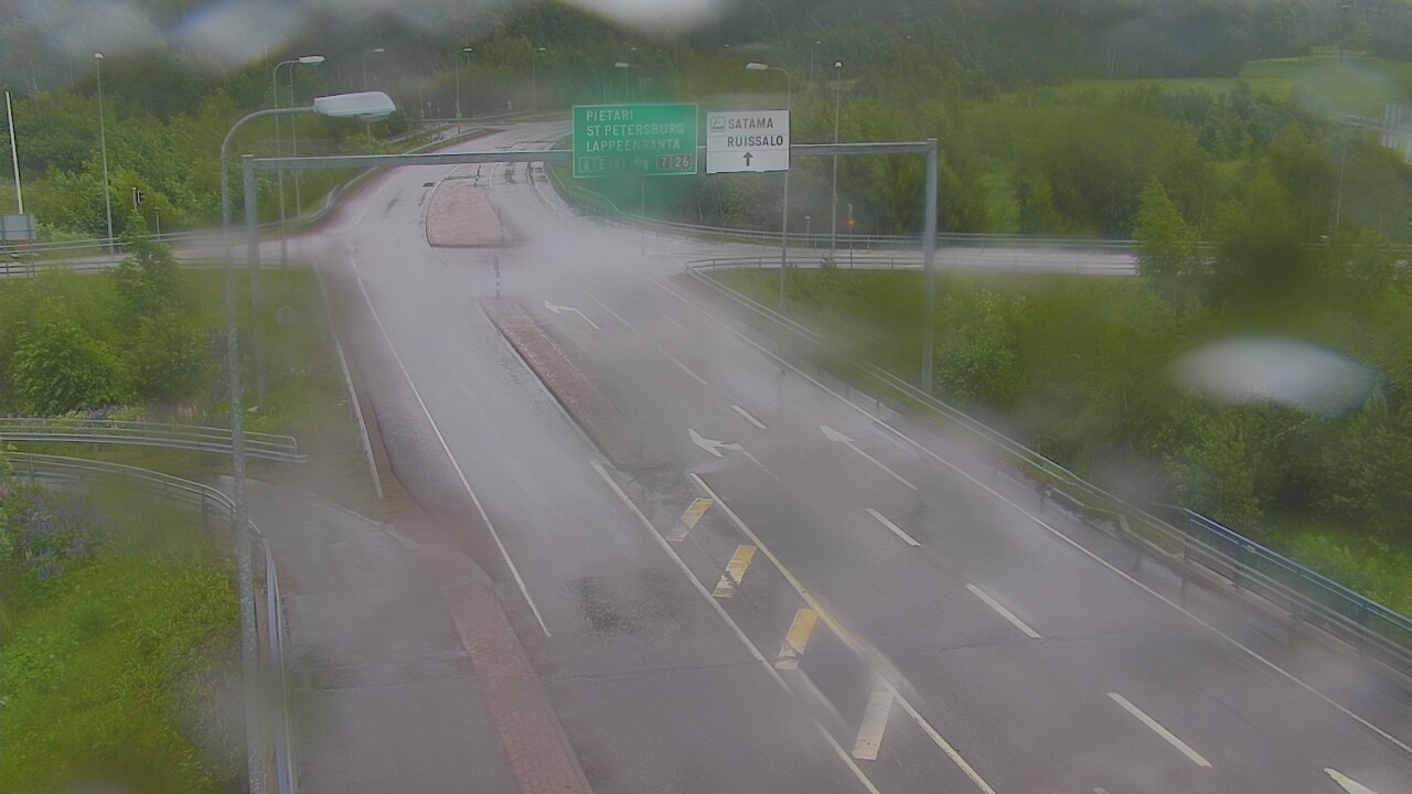 Weather Camera Image Väg 7 Fredrikshamn, Ruissalo, Hamina, Kymenlaakso