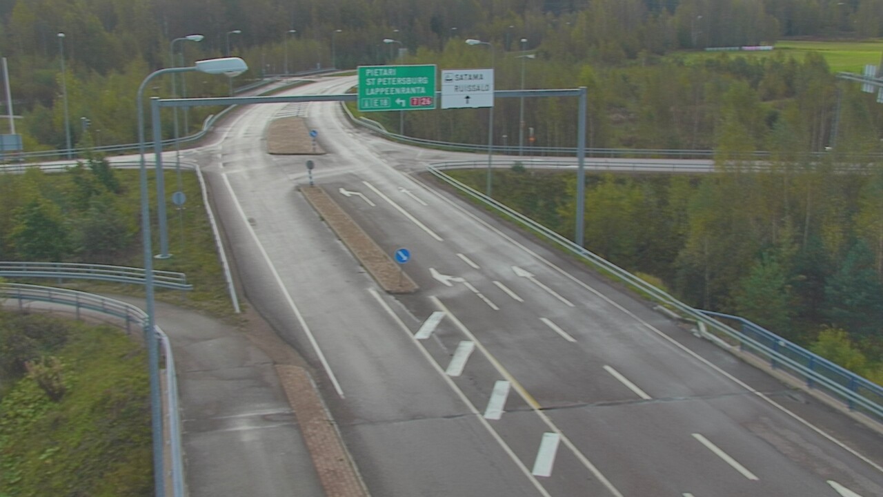 Weather Camera Image Väg 7 Fredrikshamn, Ruissalo, Hamina, Kymenlaakso