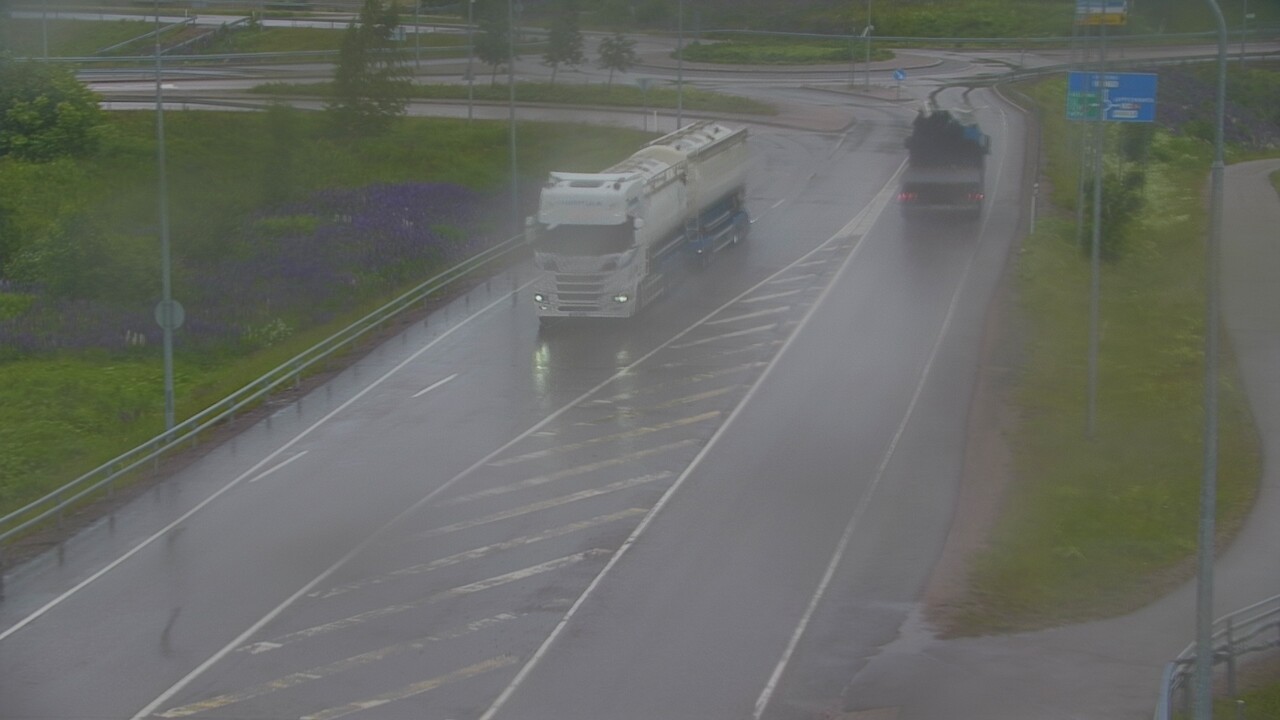 Weather Camera Image Väg 7 Fredrikshamn, Ruissalo, Hamina, Kymenlaakso