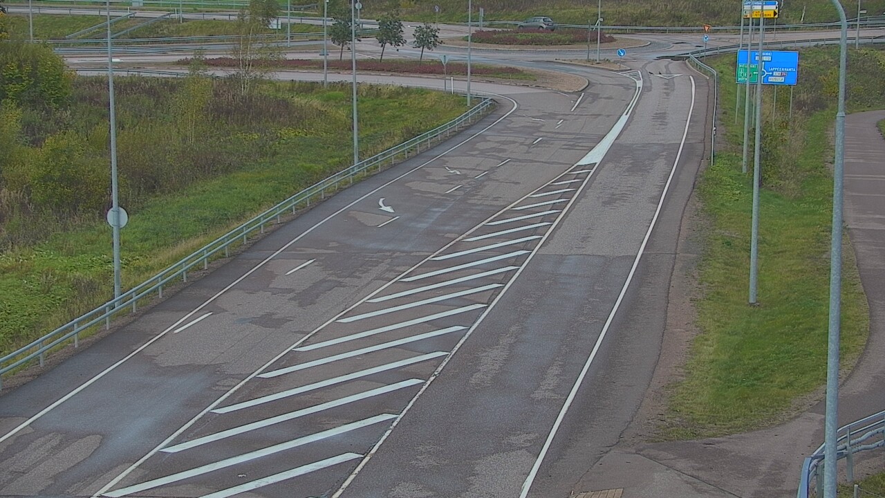 Weather Camera Image Väg 7 Fredrikshamn, Ruissalo, Hamina, Kymenlaakso