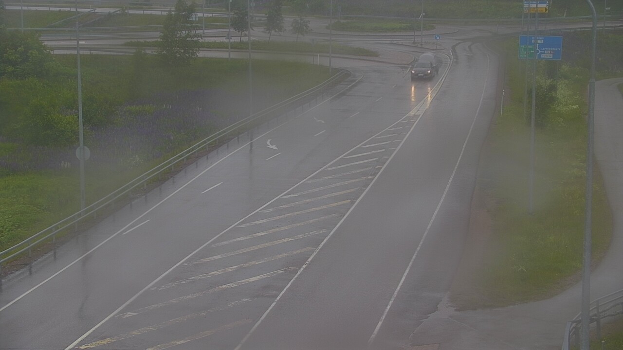 Weather Camera Image Väg 7 Fredrikshamn, Ruissalo, Hamina, Kymenlaakso